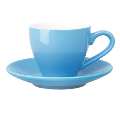 Olympia Cafe Espresso Saucer Blue (Fits HC402) (12 Pack) (117(Ø)mm | 4 2/3". Pack Quantity: 12) • PAS-HC406