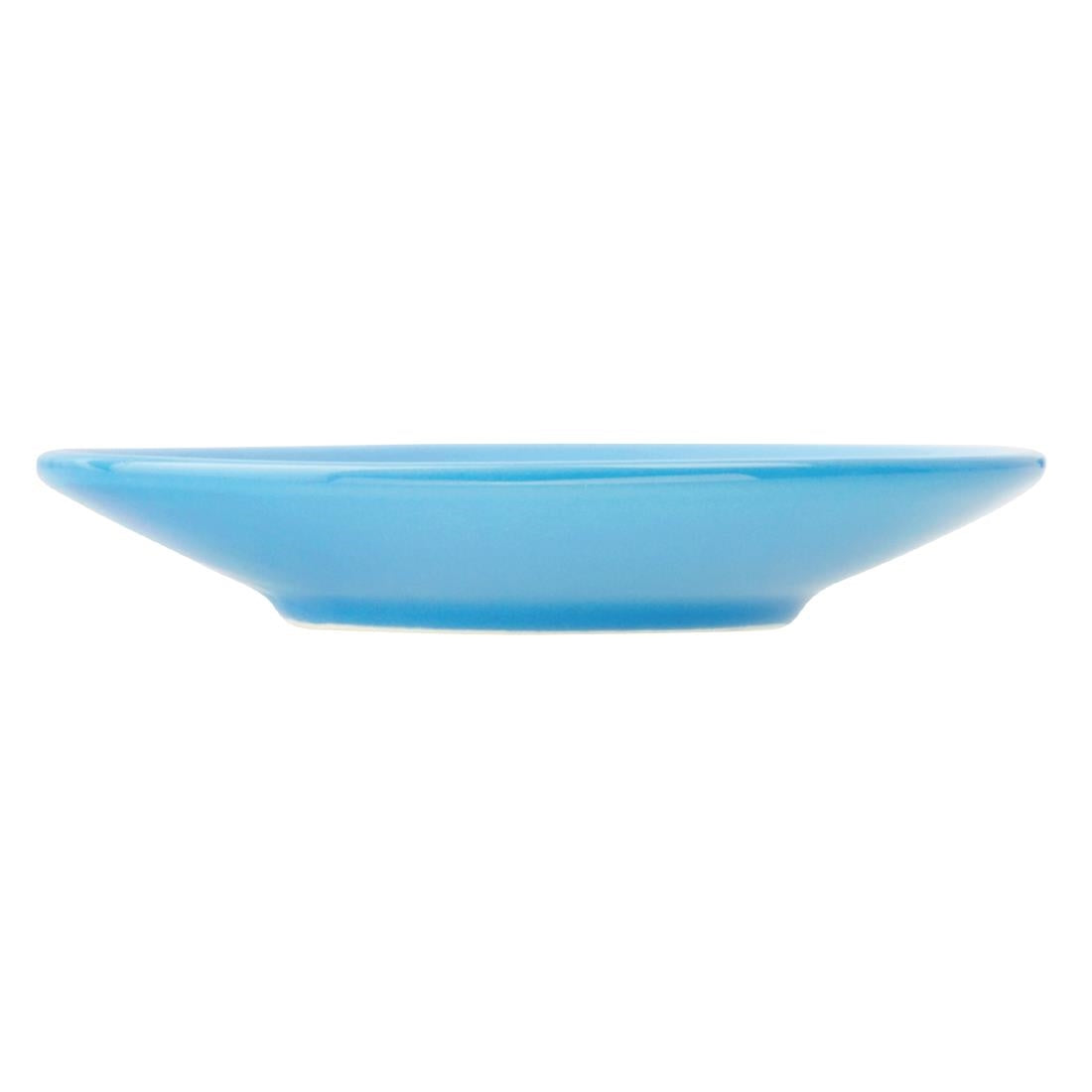 Olympia Cafe Espresso Saucer Blue (Fits HC402) (12 Pack) (117(Ø)mm | 4 2/3". Pack Quantity: 12) • PAS-HC406