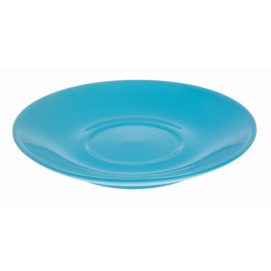 Olympia Cafe Saucer Blue (Fits HC403& HC404) - 154mm 6" (12 Pack) (158(Ø)mm | 6 1/4". Pack Quantity: 12) • PAS-HC407