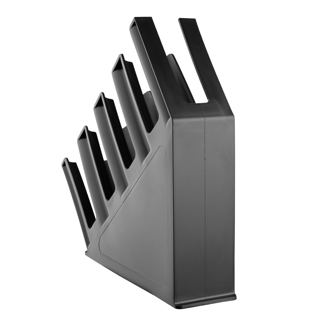 Olympia Kristallon Cup Holder 4-Slots Polypropylene Black (460(L)x378(W)x296(H)mm) • PAS-HC437