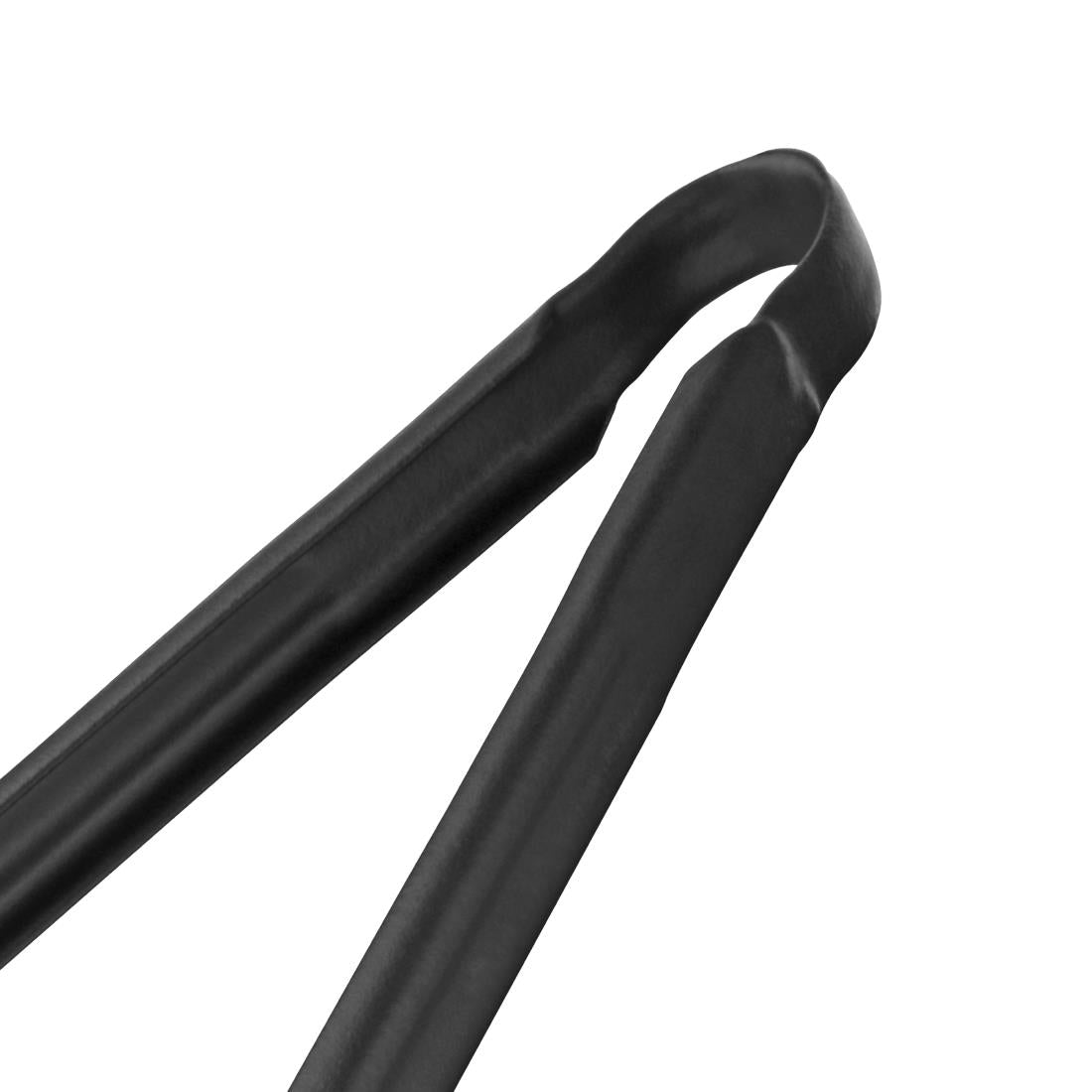 Hygiplas Colour Coded Black Serving Tongs 405mm • PAS-HC848