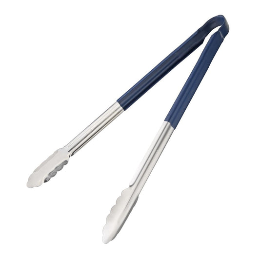Hygiplas Colour Coded Serving Tong Blue 405mm • PAS-HC849
