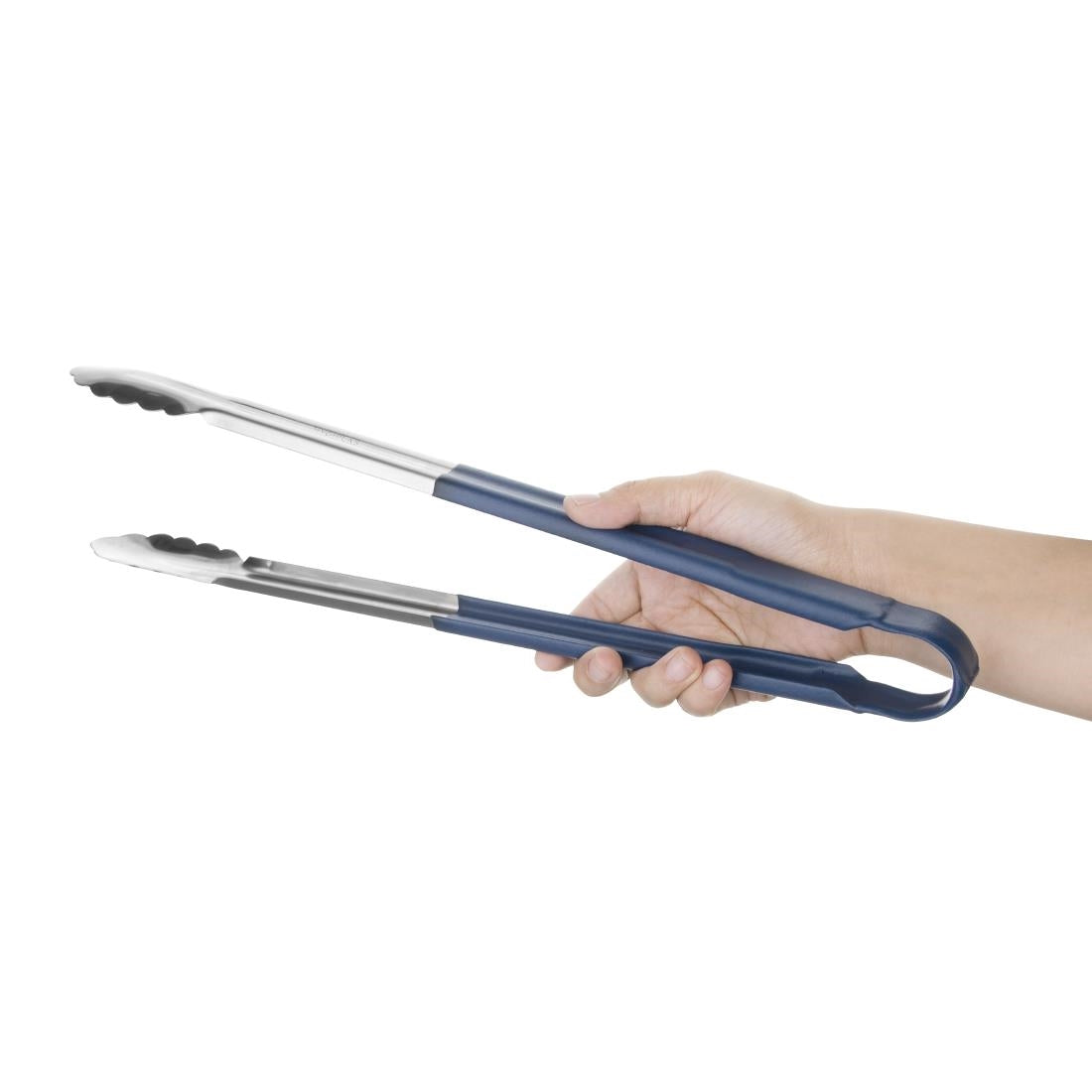 Hygiplas Colour Coded Serving Tong Blue 405mm • PAS-HC849