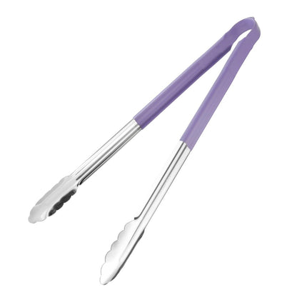 Hygiplas Colour Coded Serving Tong Purple 405mm • PAS-HC853