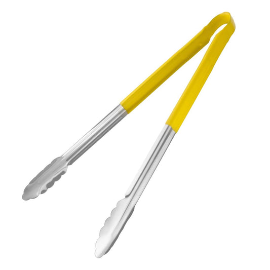 Hygiplas Colour Coded Serving Tong Yellow 405mm • PAS-HC855