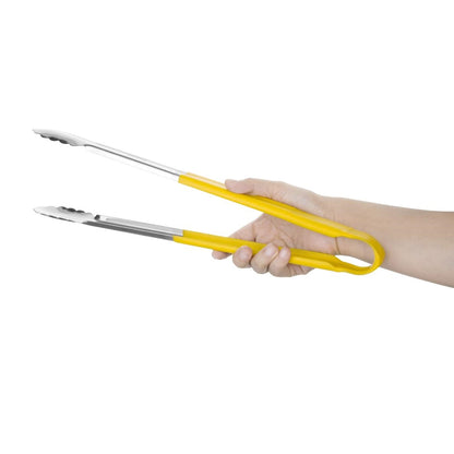 Hygiplas Colour Coded Serving Tong Yellow 405mm • PAS-HC855
