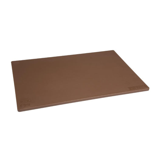 Hygiplas Antibacterial Low Density Chopping Board Brown - 450x300x10mm • PAS-HC857