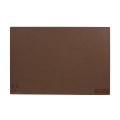 Hygiplas Antibacterial Low Density Chopping Board Brown - 450x300x10mm • PAS-HC857