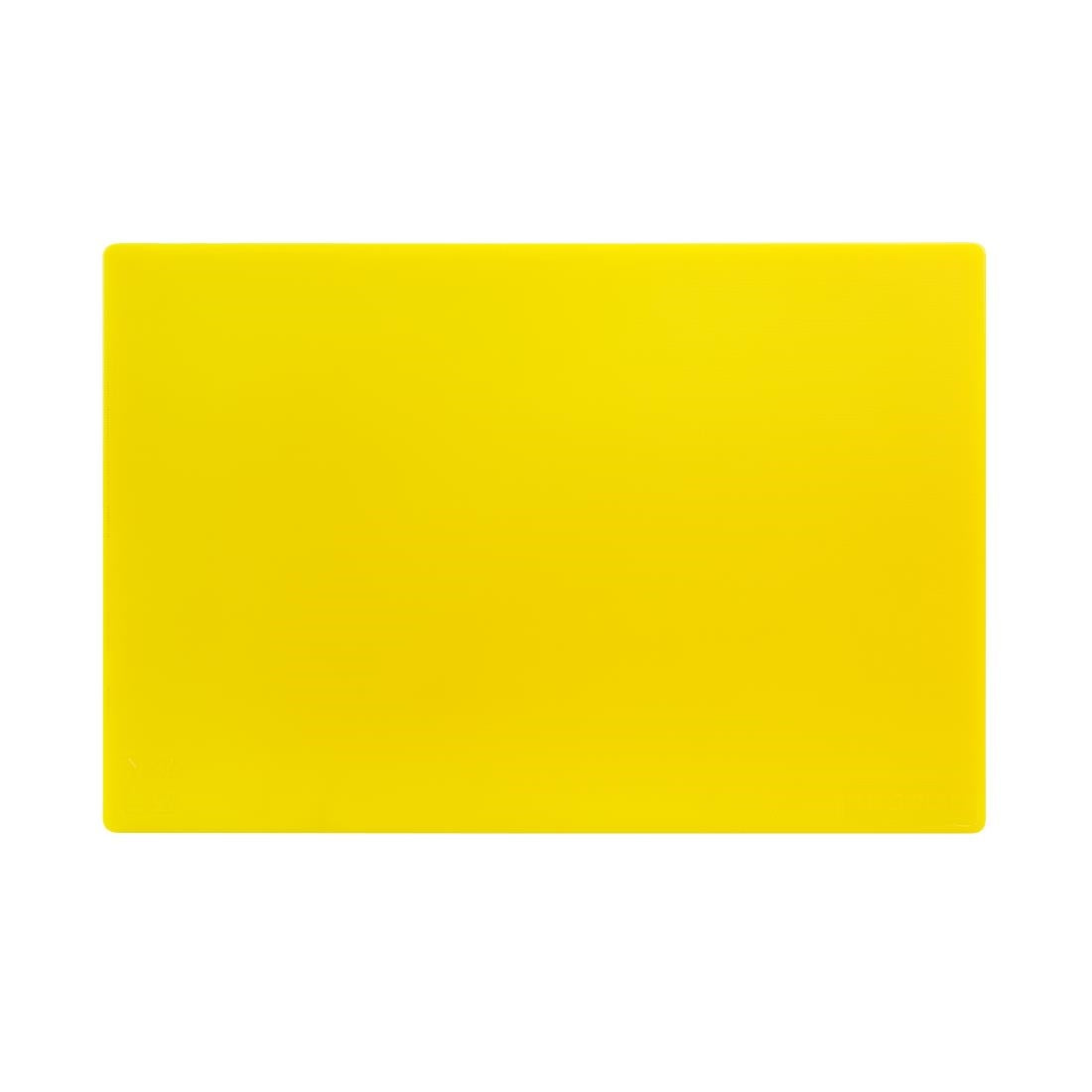 Hygiplas Antibacterial Low Density Chopping Board Yellow - 450x300x10mm • PAS-HC861