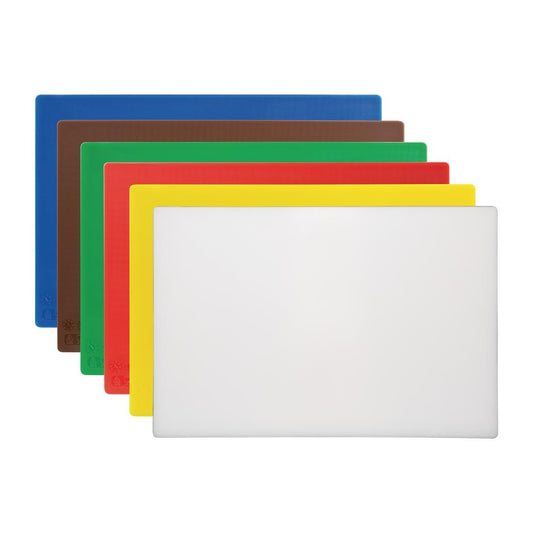 Hygiplas Antibacterial High Density  Chopping Boards 450x300x12mm (6 Pack) • PAS-HC862