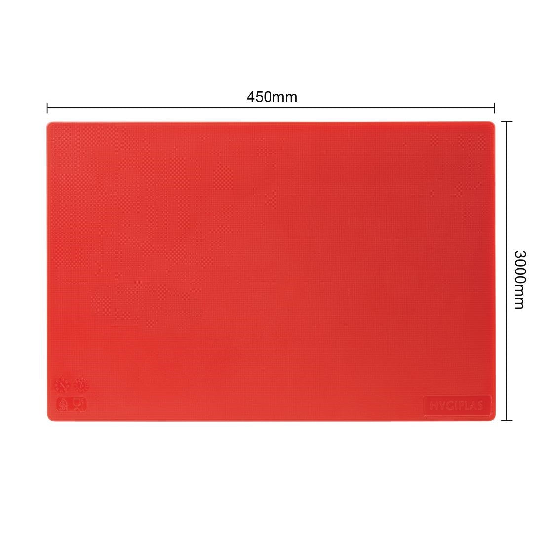 Hygiplas Antibacterial High Density  Chopping Boards 450x300x12mm (6 Pack) • PAS-HC862