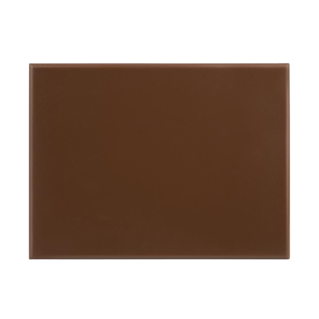 Hygiplas High Density Chopping Board Brown - 12x229x305mm • PAS-HC864