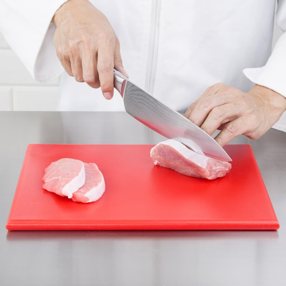 Hygiplas High Density Chopping Board Red - 12x229x305mm • PAS-HC866