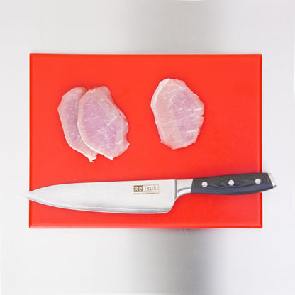 Hygiplas High Density Chopping Board Red - 12x229x305mm • PAS-HC866