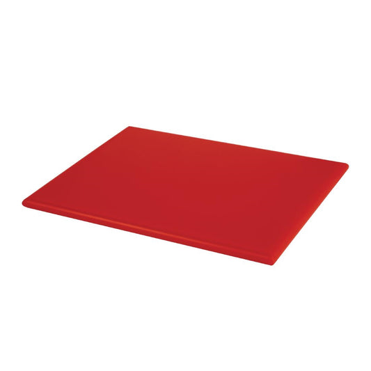 Hygiplas High Density Chopping Board Red - 12x229x305mm • PAS-HC866