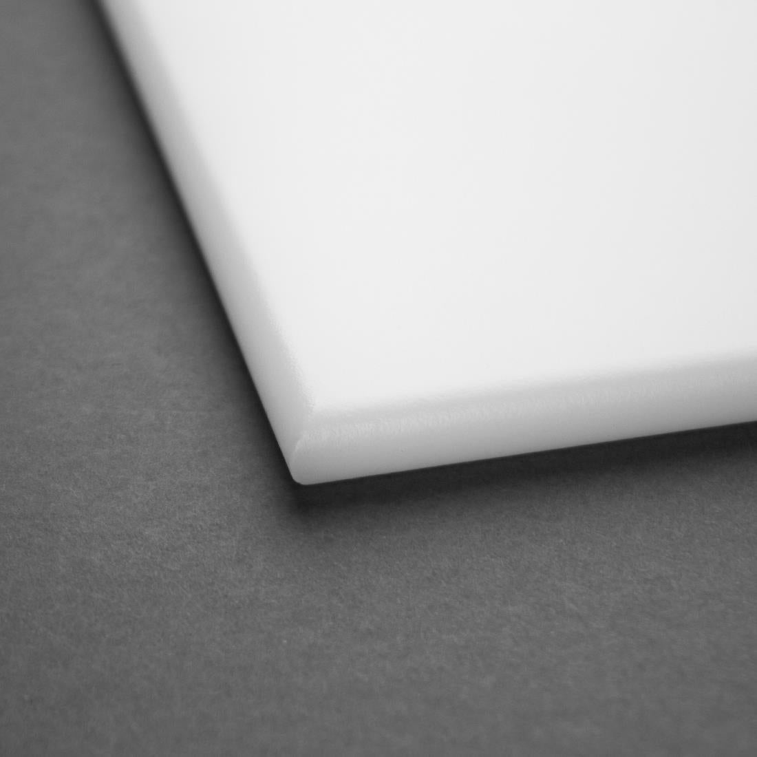 Hygiplas High Density Chopping Board White - 12x229x305mm • PAS-HC867