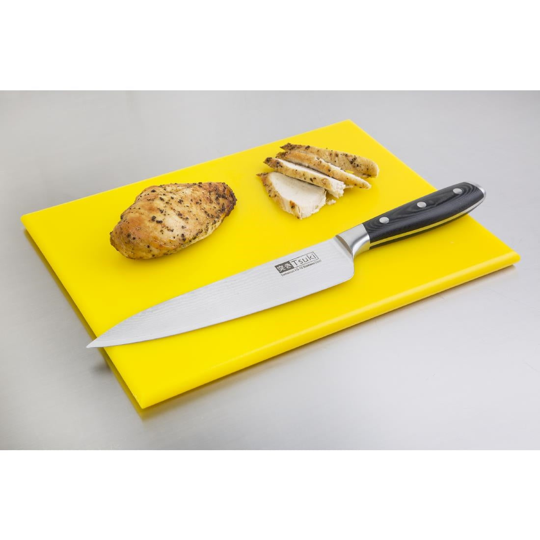 Hygiplas High Density Chopping Board Yellow - 12x229x305mm • PAS-HC868