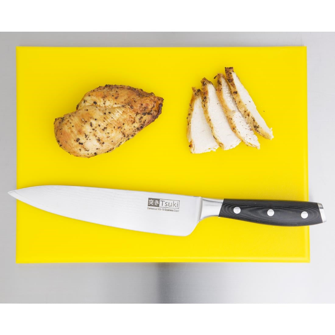 Hygiplas High Density Chopping Board Yellow - 12x229x305mm • PAS-HC868
