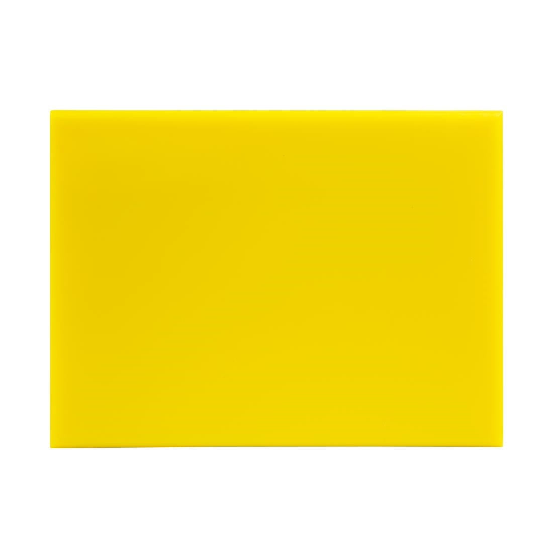 Hygiplas High Density Chopping Board Yellow - 12x229x305mm • PAS-HC868