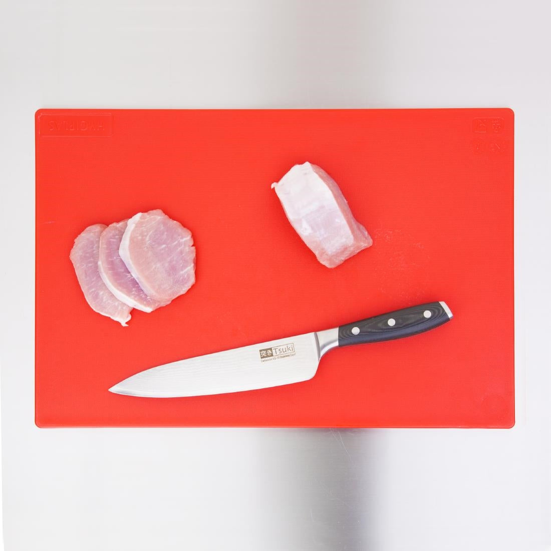 Hygiplas Antibacterial Low Density Chopping Boards 450x300x10mm (6 Pack) (Pack of 6) • PAS-HC870