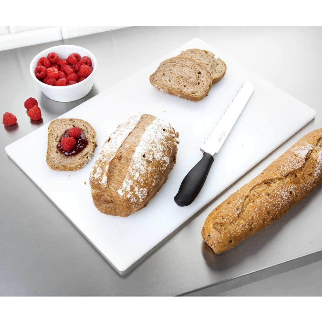 Hygiplas Antibacterial Low Density Chopping Boards 450x300x10mm (6 Pack) (Pack of 6) • PAS-HC870