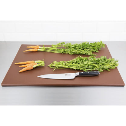 Hygiplas Low Density Chopping Board Brown - 600x450x10mm • PAS-HC873