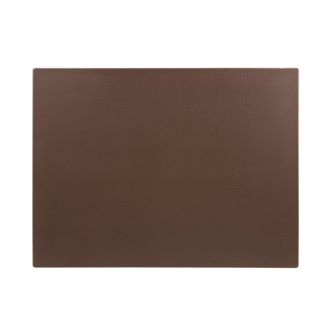 Hygiplas Low Density Chopping Board Brown - 600x450x10mm • PAS-HC873