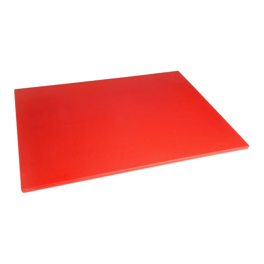 Hygiplas Low Density Chopping Board Red - 600x450x10mm • PAS-HC877