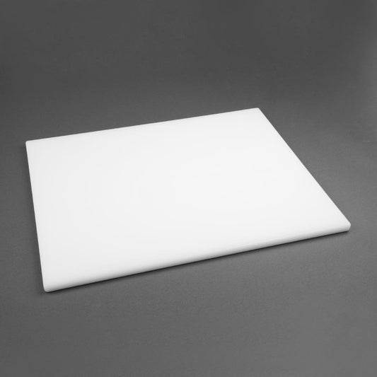 Hygiplas Extra Thick Low Density Chopping Board White - 600x450x20mm • PAS-HC882