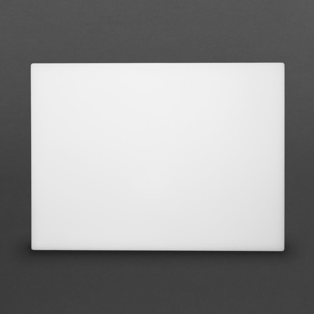 Hygiplas Extra Thick Low Density Chopping Board White - 600x450x20mm • PAS-HC882