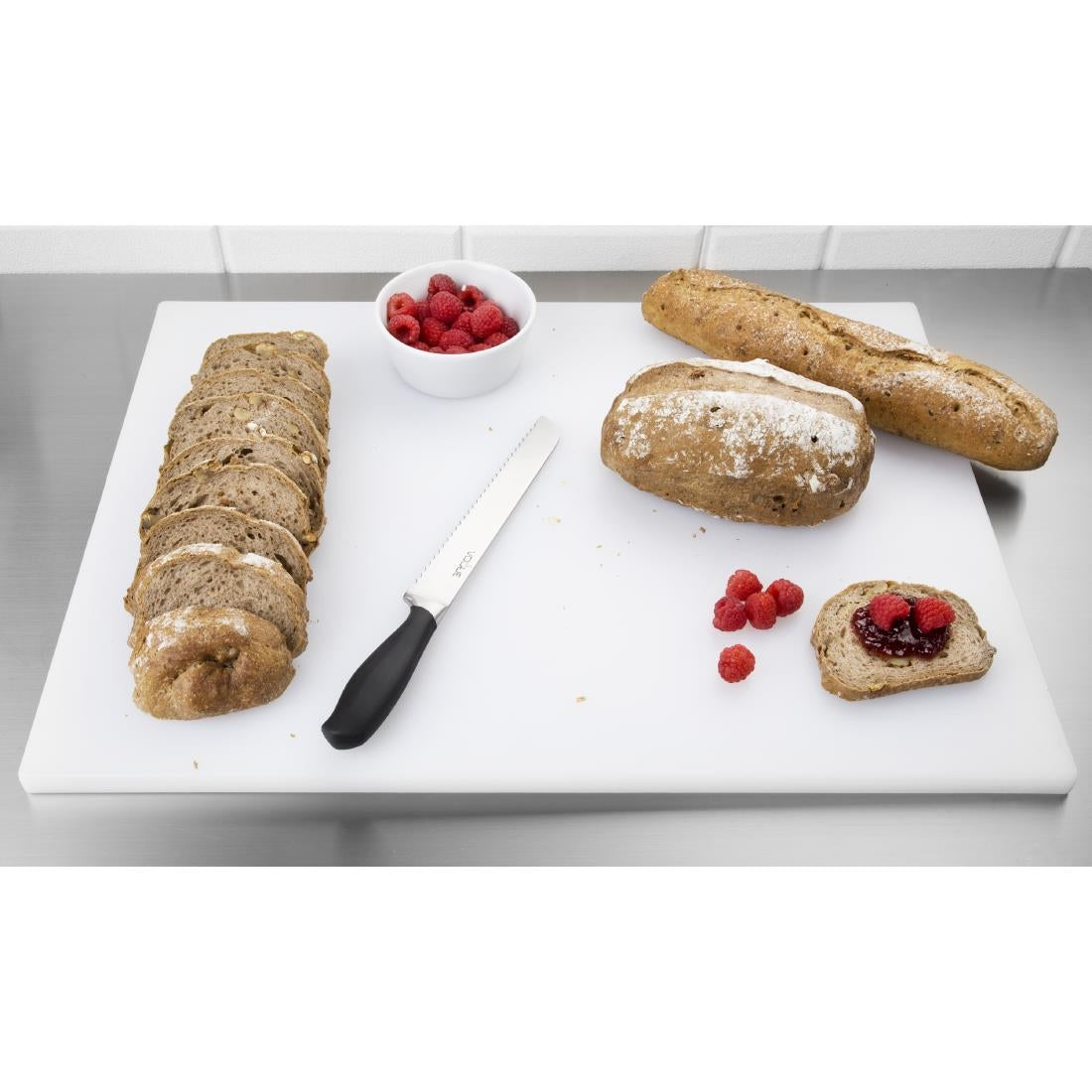 Hygiplas Extra Thick Low Density Chopping Board White - 600x450x20mm • PAS-HC882