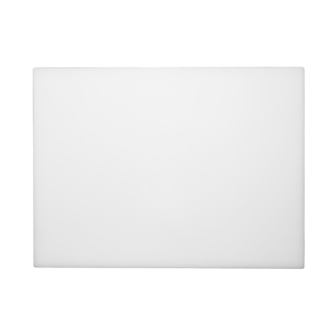 Hygiplas Extra Thick Low Density Chopping Board White - 600x450x20mm • PAS-HC882