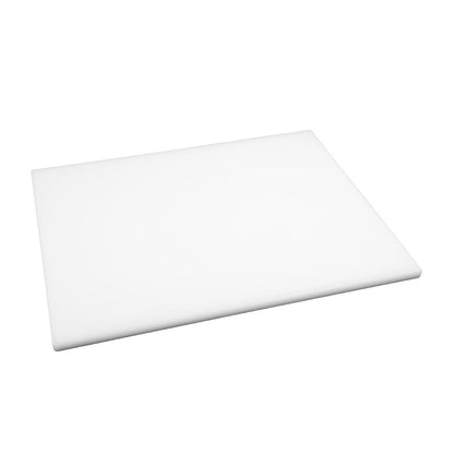 Hygiplas Extra Thick Low Density Chopping Board White - 600x450x20mm • PAS-HC882