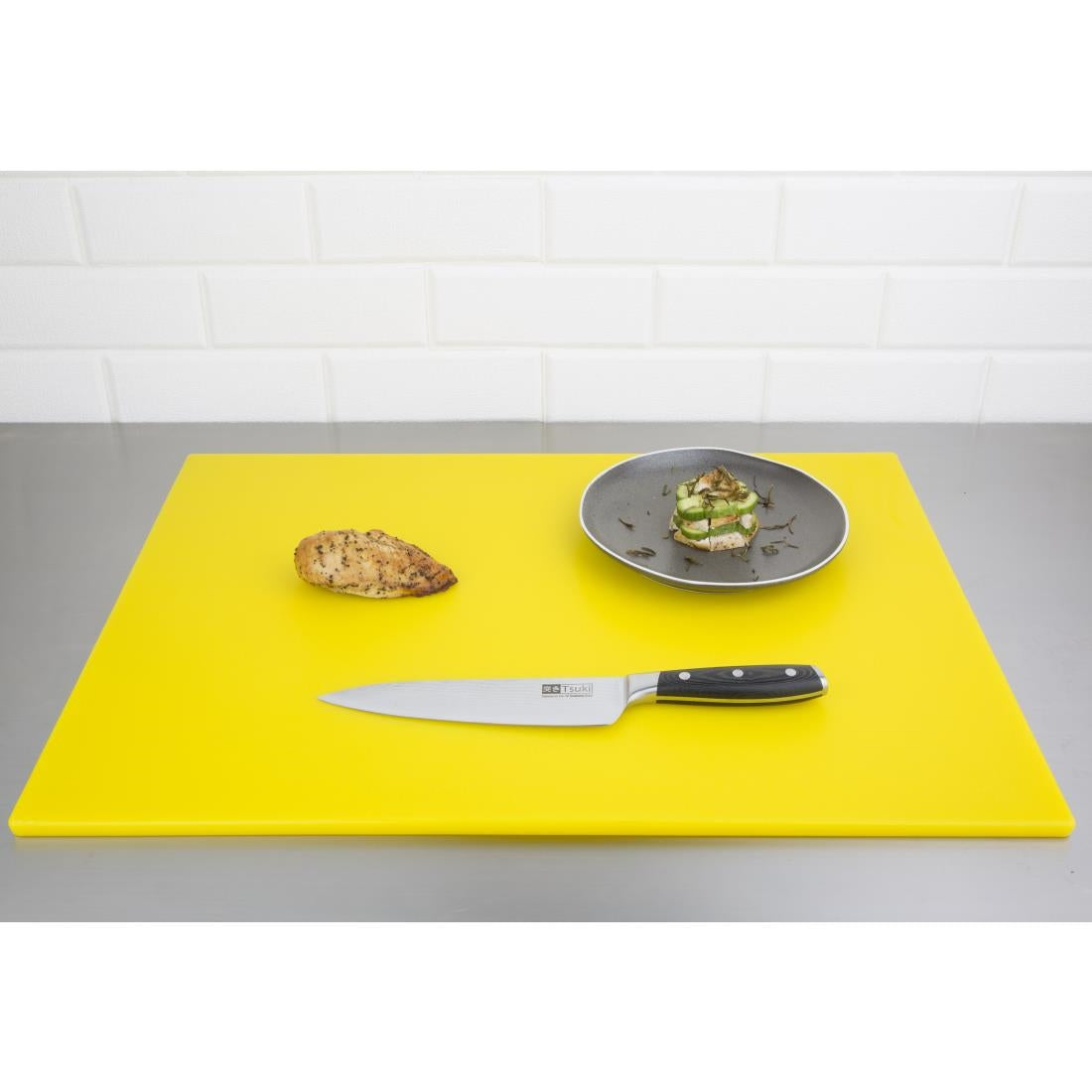 Hygiplas Low Density Chopping Board Yellow - 600x450x10mm • PAS-HC883