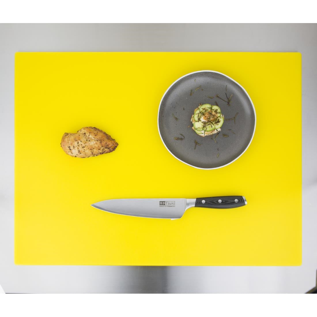 Hygiplas Low Density Chopping Board Yellow - 600x450x10mm • PAS-HC883