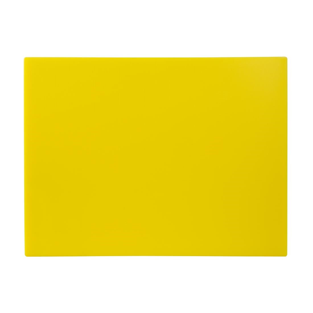 Hygiplas Low Density Chopping Board Yellow - 600x450x10mm • PAS-HC883