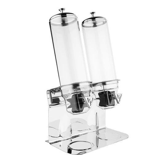 Olympia Cereal Dispenser Double 2x4Ltr (2x4Ltr. 360(L)x240(W)x603(H)mm) • PAS-HC897