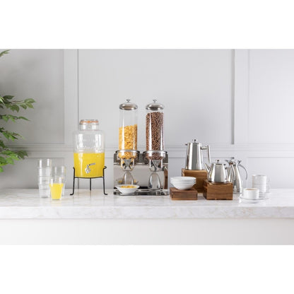 Olympia Cereal Dispenser Double 2x4Ltr (2x4Ltr. 360(L)x240(W)x603(H)mm) • PAS-HC897