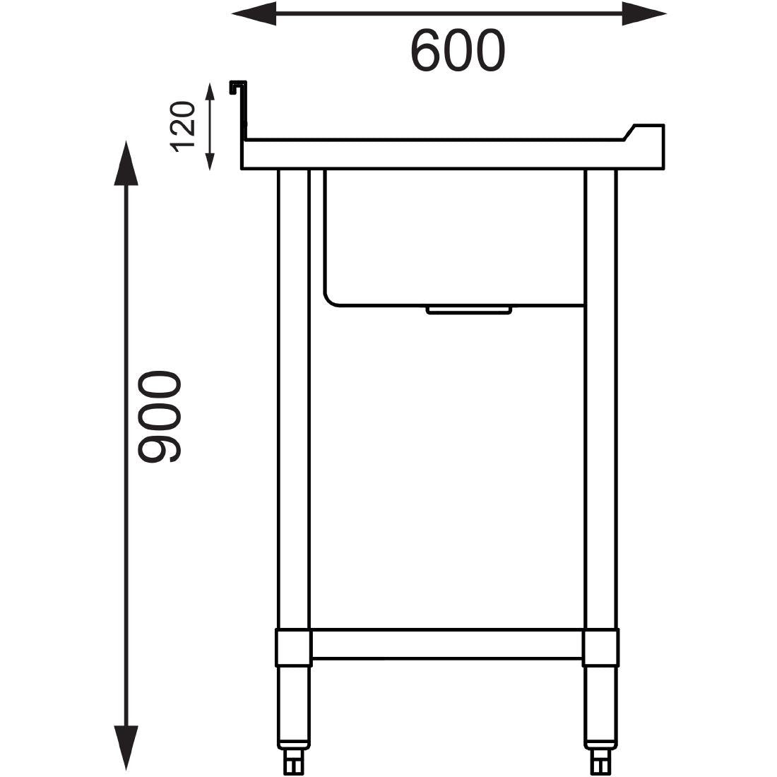 Vogue Single Bowl Sink Double Drainer - 1500mm 90mm Drain • PAS-HC906