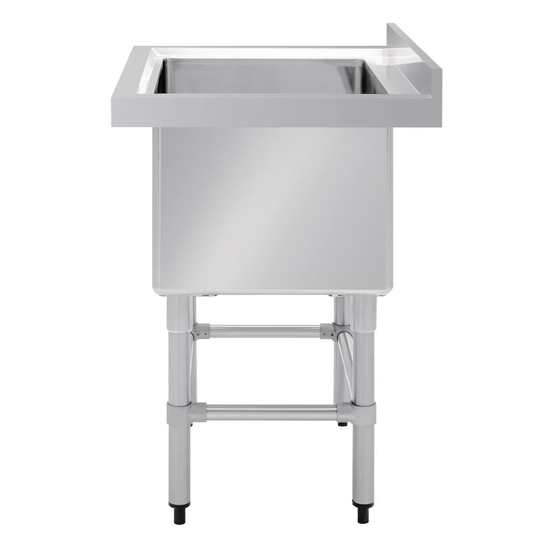 Vogue Stainless Steel Deep Pot Sink - 770(w) x 600x (d)  90mm Drain • PAS-HC910