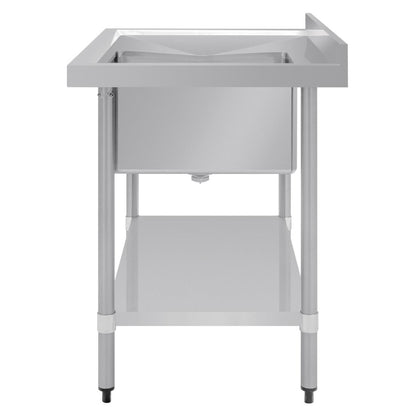 Vogue Single Bowl Sink L/H Drainer - 1000mm x 700mm 90mm Drain • PAS-HC913