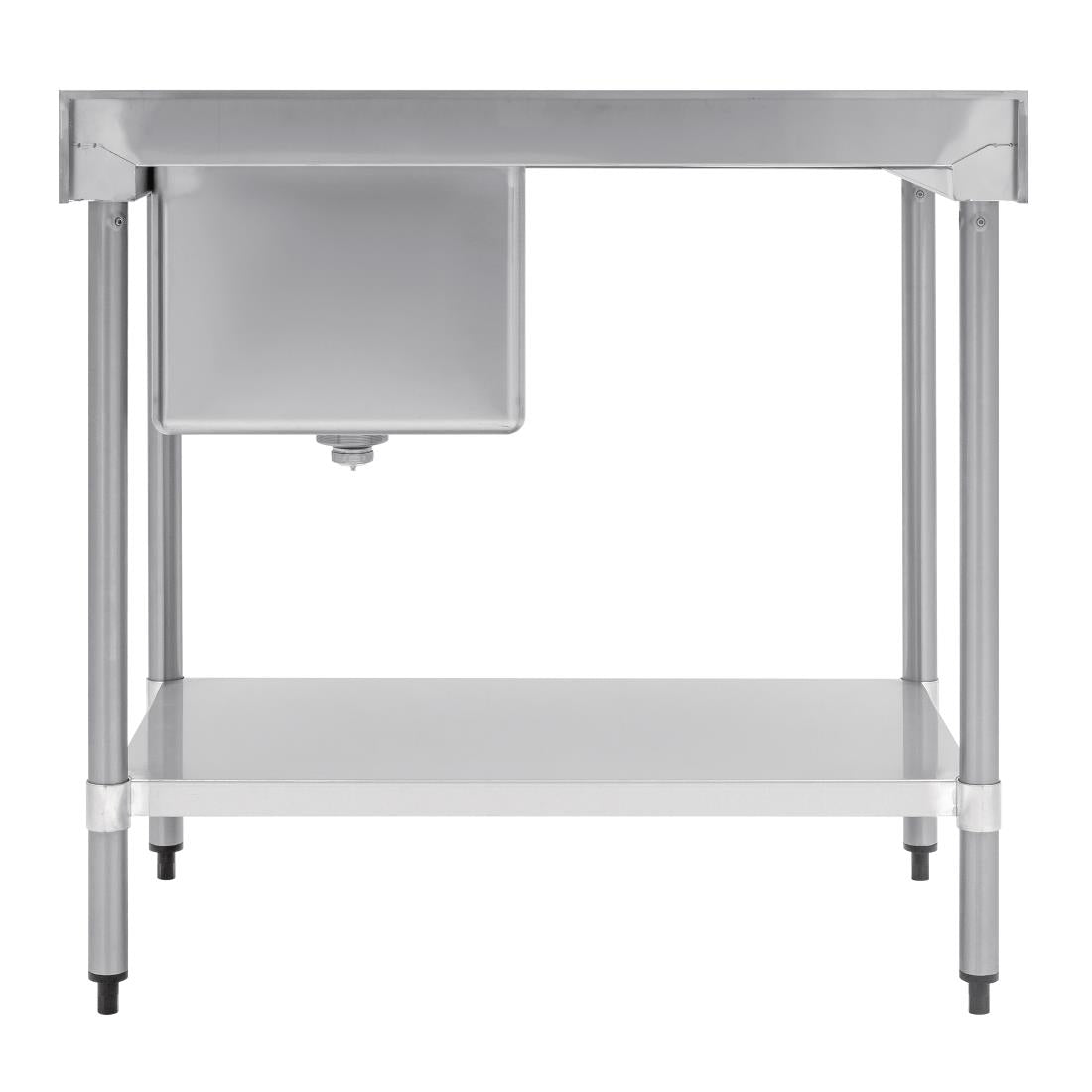 Vogue Single Bowl Sink L/H Drainer - 1000mm x 700mm 90mm Drain • PAS-HC913