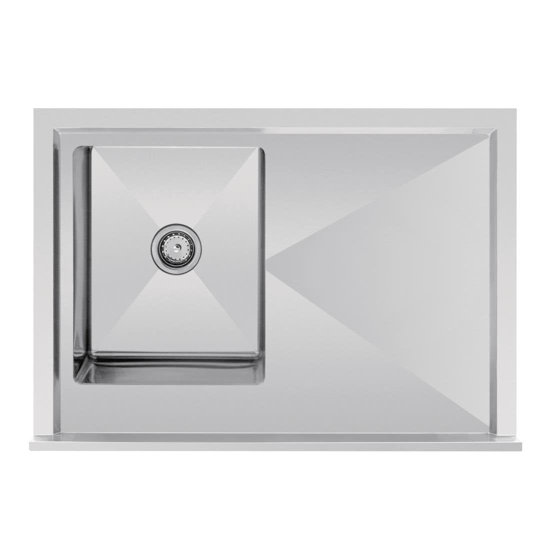 Vogue Single Bowl Sink L/H Drainer - 1000mm x 700mm 90mm Drain • PAS-HC913