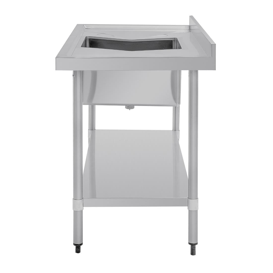 Vogue Single Bowl Sink Double Drainer - 1500mm x 700mm 90mm Drain • PAS-HC918