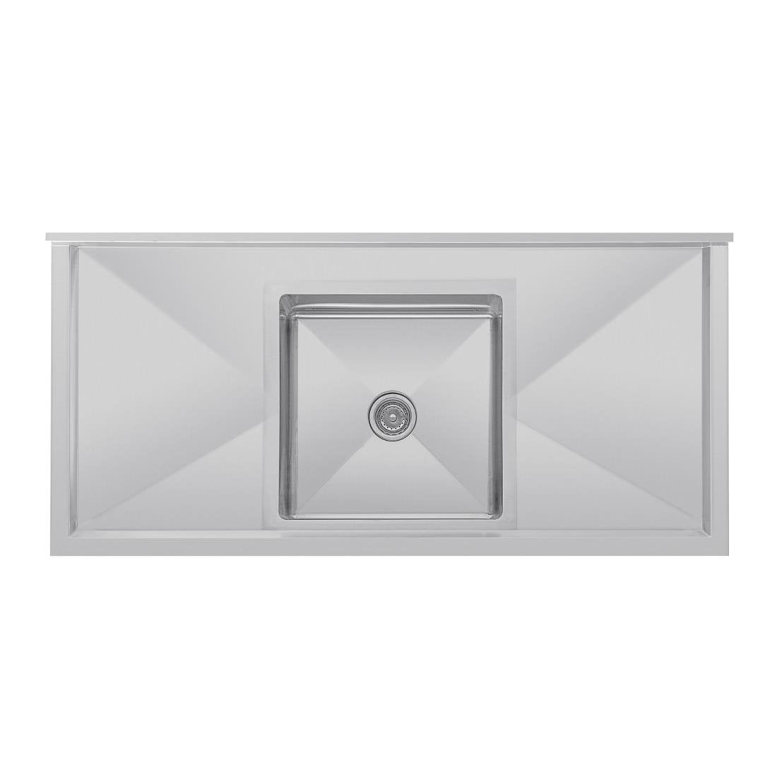 Vogue Single Bowl Sink Double Drainer - 1500mm x 700mm 90mm Drain • PAS-HC918