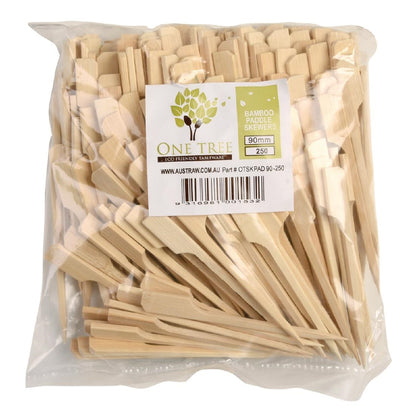 Bamboo Paddle Skewers 90mm (250 Pack) (Pack of 250) • PAS-HC981