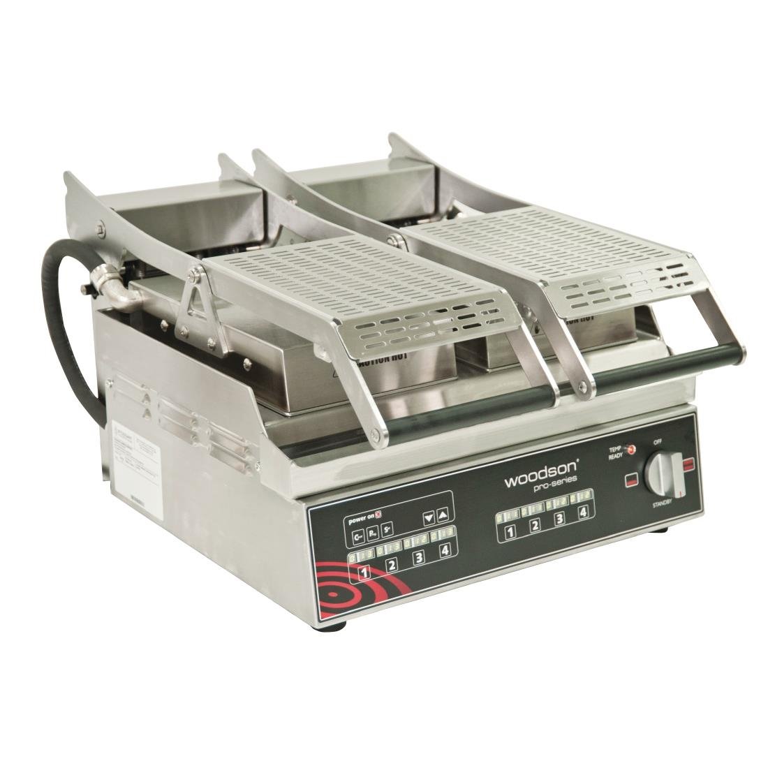 Woodson W.GPC62SC Pro Series Computer Controlled Contact Grill TwinPlate • PAS-HC996