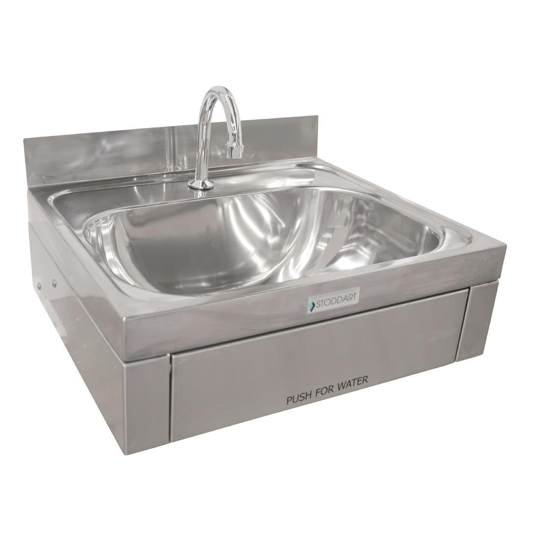 Stoddart Plumbing 11 Litre Wash Basin Knee Operated With Splashback • PAS-HD028