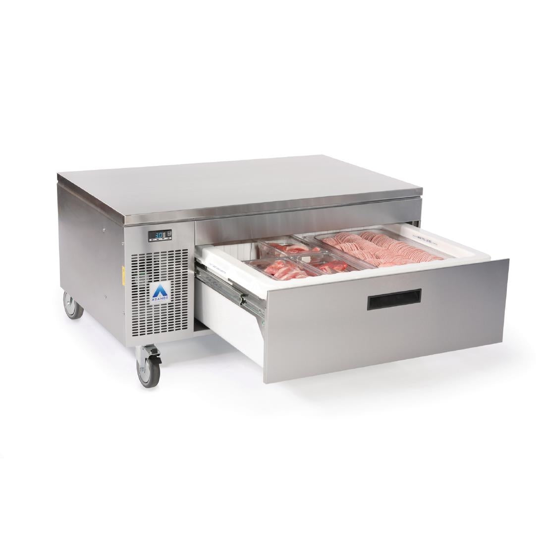 Adande VLS1.CHS Slimline Refrigeration Unit w/ Side Engine Single Drawer • PAS-HD032