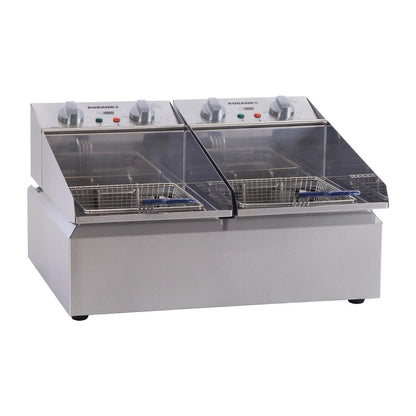 Roband FR25 Frypod Fryer 13kg Chips/hr (Double pan. 2x5 litre tank. 13kg chips per hour) • PAS-HN196